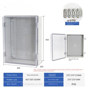 Vente en gros IP66 étanche PV Combiner Box Panneau solaire Équipement de distribution d'énergie pour les systèmes de câblage électrique - Product Image 3