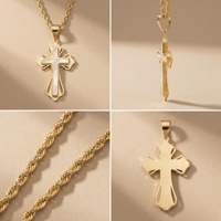 Collier personnalisé en or pur de 3,5 mm en forme de corde. Collier en or pur 18 carats Au750 (sans pierre principale)