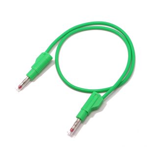 Alta Qualidade Macho para Macho 4mm Banana Plug Speaker Cable 4mm Banana para Banana com Transparente Bainha Telescópica Teste Leva Fio - Product Image 4