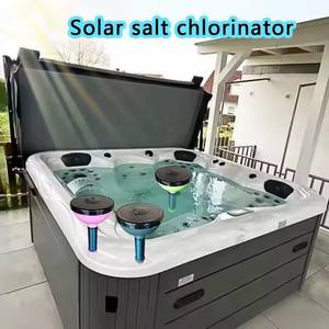 Générateur de chlore salin automatique solaire pour <span class=keywords><strong>piscine</strong></span>, équipement de désinfection de <span class=keywords><strong>piscine</strong></span>, chlorateur au <span class=keywords><strong>sel</strong></span> - Product Image 3