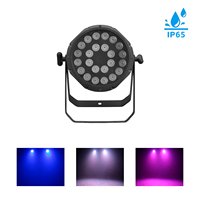 Projecteur LED Par RGBW 4-en-1 à Zoom L24IP 24x10W, Étanche IP65, en Aluminium, pour Éclairage de Scène Extérieur et Projets d'Ingénierie