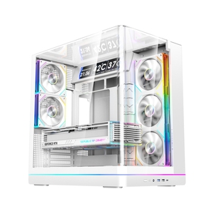 Boîtier <span class=keywords><strong>PC</strong></span> K-285ATX Gaming ATX en verre trempé, <span class=keywords><strong>vente</strong></span> en gros directe d'usine, boîtiers d'ordinateur de jeu avec TYPE-C - Product Image 5
