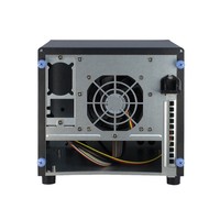 Casing Server Mini ITX dengan Kunci Pintu Depan, Mendukung 4 Bay Hotswap HDD dan 1 HDD 2.5" di Dalam Chassis Server Tower