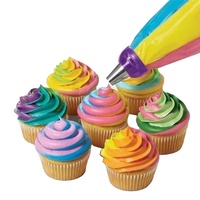 Adaptateur de douille à pâtisserie pour glaçage, coupleur de crème tricolore, pour cupcakes, fondant, biscuits, décoration de gâteaux, outil de cuisine pour pâtisseries