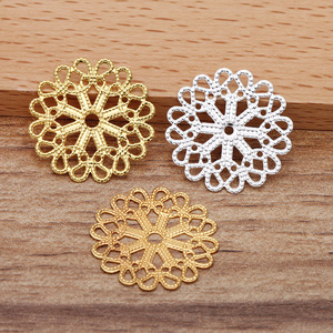 Qiyifeng <span class=keywords><strong>a</strong></span> des accessoires de bijoux de bricolage lavés à l'acide avec des composants de placage de cuivre de 5 couleurs de 23mm (06296) - Product Image 3