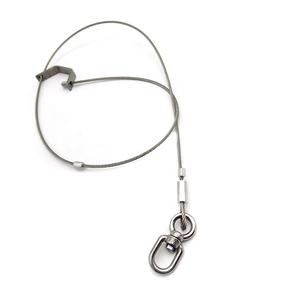 3.0mm paslanmaz çelik tel römork çekme kablosu ile galvanizli D pranga - Product Image 5