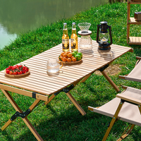 Ensemble de pique-nique et camping pliable en métal, robuste, durable, avec table en tissu Oxford, pour l'extérieur, sécurisé, OEM