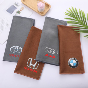 Serviette de lavage de voiture en microfibre double face 30x30cm absorbante pour le nettoyage intérieur - Product Image 3
