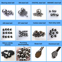 Vente flash : billes en acier inoxydable de 1,5 mm, 6 mm, 3/8 pouce, billes de broyage, billes en acier massif