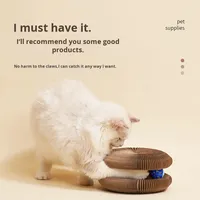 Planche à gratter moderne et créative pour chat, jouet en papier ondulé pour le soulagement du stress, fournitures pour animaux de compagnie, vente en gros