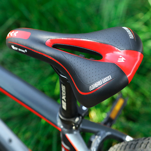 Asiento de Gel para Bicicleta de Cuero LIETU, Cómodo Sillín para Bicicleta de Montaña, Piezas de Sillines Suaves para Ciclismo - Product Image 6