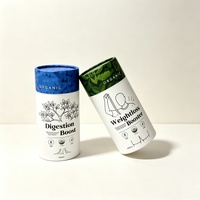 Boîte d'emballage en tube de papier de luxe personnalisée, boîte cylindrique en carton écologique avec logo pour cosmétiques, bougies, thé, cadeaux