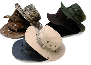 หมวกตกปลาหมวกหมวกหมวกหมวกทรงถังสำหรับตกปลาภูเขาผ้าคอตตอน ripstop สำหรับลูกค้าคลาสสิก - Product Image 5