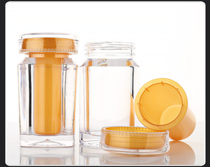 Luxury Transparent 60ml Medical Bottle Plastic <strong>Empty</strong> Vitamin Pill <strong>Capsule</strong> Bottle With Cap - Product Image 5
