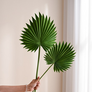 Feuille de palmier artificielle, branche unique, en plastique souple, décoration végétale pour mariage - Product Image 3