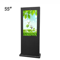Écran tactile vertical de 55 pouces de haute qualité, lecteur publicitaire intérieur 4K, à vendre