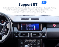 Radio para Coche 128G Android 12 para Land Range Rover V8 L322 Sport 2002-2012, Estéreo de 10.25 Pulgadas con Navegación GPS y Carplay Inalámbrico Multimedia
