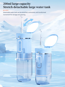 Irrigador Bucal Portátil LULA con Tanque de Agua de 200 ml, Visualización con Espejo, Blanqueamiento Dental, Cuidado Dental, Alimentación USB, Modelo Extensible - Product Image 3