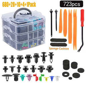 Automotive Mounting <b>Clips</b> Plastic Fastener Kit 723 Pcs 23 Sizes For <b>Car</b> Repair Replacement - Product Image 4