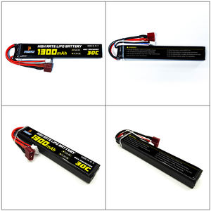 PONFLY 1300mAh 3S 11.1V 30C エアソフト<span class=keywords><strong>BB</strong></span>ガン バッテリー Lipoバッテリー 2S 7.4V 1300mAh 充電式 リチウムソフトブレットガン バッテリー - Product Image 6