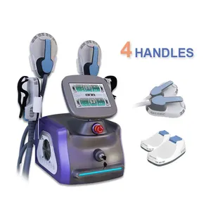 2023 Ems addominale Trainer EMS RF stimolatore muscolare 4 maniglie Body Shaping elettrostimolazione muscolare macchina dimagrante corpo