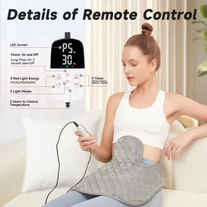 पूरे शरीर के लिए इन्फ्रारेड रेड लाइट थेरेपी मैट के साथ फैक्ट्री थोक कस्टम गर्दन और कंधे हीटिंग पैड - Product Image 6