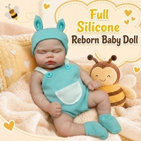 Muñecas Bebé Reborn de Silicona Realistas de Cuerpo Completo, 13 Pulgadas, con Peso, Suaves y Realistas, Regalo para Niños Mayores de 3 Años