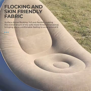 Hiện Đại Mát Inflatable Beanbag Phòng Chờ Ghế Lười Biếng Sofa Set Cho Trong Nhà Ngoài Trời Phòng Khách Sử Dụng Không Khí Phong Cách Sofa Ghế Cho Bên Ngoài - Product Image 3