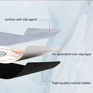 Tapete de Yoga Antideslizante con Estampado Colorido, para Ejercicio y Fitness, con Bolsa de Transporte, Colección de Tapetes de Yoga para Viaje, Accesorios de Pilates - Product Image 2