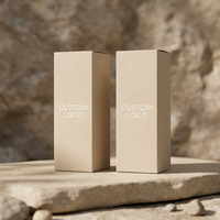 Boîte d'emballage pour produits de soin de la peau en papier recyclable écologique, personnalisée avec fenêtre ou couleur unie