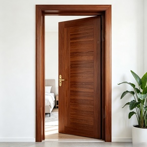 Puertas Interiores Modernas Resistentes al Fuego para Salas de Estar, Puertas Empotradas Duraderas y a Prueba de Fuego - Product Image 2