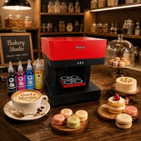Imprimante alimentaire à encre comestible pour gâteaux, café, latte art, macarons, biscuits, chocolat, certifiée FDA, HALAL, casher, mondiale