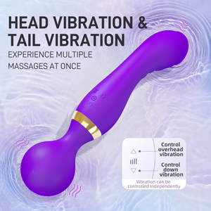 Kadınlar için 2 Motorlu Vajinal G Noktası Masaj Vibratörleri Klitoral Stimülasyon AV Sihirli Değnek Anal Dildo Vibratör Yetişkin Ürünleri Seks Oyuncakları - Product Image 3