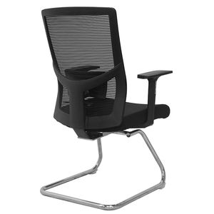 Silla <span class=keywords><strong>de</strong></span> Oficina Personalizada, Modelo Chaise Rigide Basique, con Base Metálica y Brazos - Product Image 3