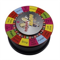 Roulette de boisson numérique personnalisée en plastique, best-seller transfrontalier, pour jeu de vin, loterie, divertissement KTV