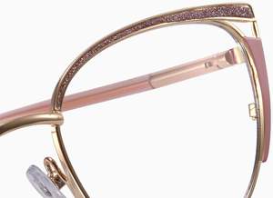 Monturas Ópticas al por Mayor, Gafas de Mujer de Alta Calidad, Nueva Moda 2025, Montura Metálica, Gafas Fotocromáticas Anti Luz Azul - Product Image 4