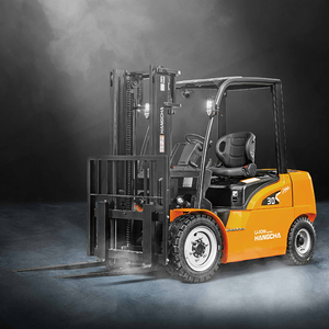 รถยกไฟฟ้าแบบพกพาแบตเตอรี่ลิเธียม Hangcha 2 ตัน ได้รับเครื่องหมาย CE รถยกไฮดรอลิกแบบขับเคลื่อน 4 ล้อ ความเร็ว 21 กม./ชม. สำหรับคลังสินค้า - Product Image 3