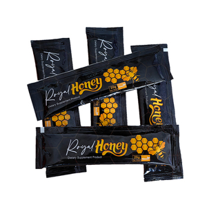 Sachets de miel pur brut personnalisés, service OEM, marque personnalisée, bandelettes de miel, fourniture en gros d'usine - Product Image 6