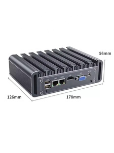 Bkhd I3/I5/i7-1165G7 Dual LAN Barebone 4 * USB không quạt hỗ trợ 4G Wifi tùy chỉnh pfsense Ubuntu gồ ghề nhúng Mini Router <span class=keywords><strong>PC</strong></span> - Product Image 3