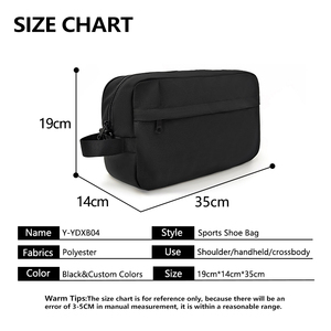 <span class=keywords><strong>Bolsa</strong></span> Oxford para zapatos con sublimación personalizada con cierre de cremallera, organizador de <span class=keywords><strong>viaje</strong></span> deportivo, almacenamiento para zapatos de fútbol al aire libre, <span class=keywords><strong>bolsa</strong></span> personalizada - Product Image 5