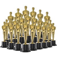 Mini-trophées dorés, Statuette dorée pour décorations de fête, Cadeaux de reconnaissance pour les gagnants