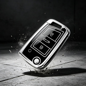 Housse de protection pour clé de voiture VW de luxe, étui en TPU résistant aux rayures, <span class=keywords><strong>porte</strong></span>-clés pour Beetle Golf Passat <span class=keywords><strong>GTI</strong></span> Jetta - Product Image 6