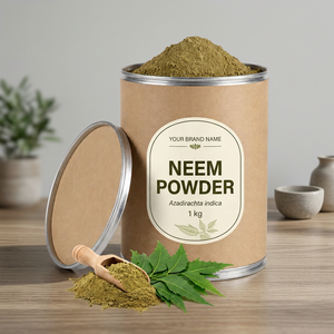 ผงใบสะเดาบริสุทธิ์ 100% (Azadirachta indica) เกรดอาหาร พร้อมบรรจุภัณฑ์ที่ปรับแต่งได้สำหรับ OEM และฉลากสินค้าส่วนตัว - Product Image 3