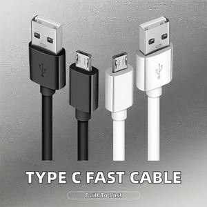 Câble de charge court de type C vers USB 2.0 PVC 5V 2A <span class=keywords><strong>50cm</strong></span> pour batterie externe - Product Image 2