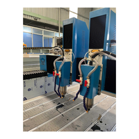 Máquina de Corte Industrial de Aluminio de Dos Cabezas para Madera, Plásticos, Espuma y Compuestos, Máquina de Acabado para Cortar Ranuras en Bordes de Piedra