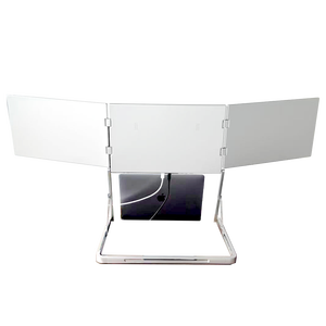 Nouveaux moniteurs portables quadruples 2026 pour ordinateur portable 15,6 pouces – Idéaux pour les petites réunions, configuration à un seul câble, support ergonomique réglable - Product Image 3