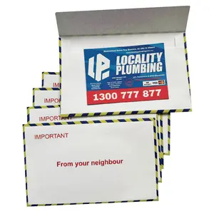 ऑस्ट्रेलिया इलेक्ट्रिकल और प्लंबिंग विज्ञापन फ्लायर लिफाफा पैकिंग के साथ फ्रिज चुंबक दें