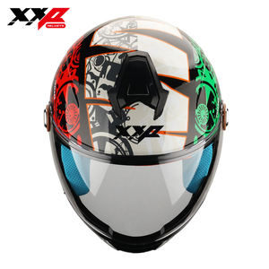 หมวกกันน็อคเด็กแบบเปิดคางได้ รุ่นใหม่ วัสดุ ABS ตัวล็อคแบบปลดเร็ว ขนาด XXL XXP CRACKER VICTOR ลายกราฟิก สำหรับทุกฤดู - Product Image 4