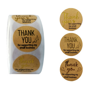 Autocollants ronds personnalisés en papier avec étiquettes découpées pour bougies, notes de remerciement et options de logo personnalisé - Product Image 2