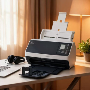 Máy quét phẳng di động Fujitsu Fi-8170 hiệu suất cao, nhỏ gọn, có giao diện USB, hiện có hàng - Product Image 2